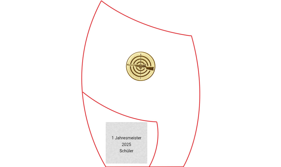 Glas Pokal Blau 8808-L - Transparent Blau / 18.5 cm / Laser-Gravur