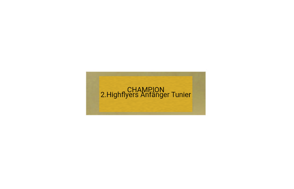 Glas Pokal Dart FG011 - 19 cm / Transparent Schwarz