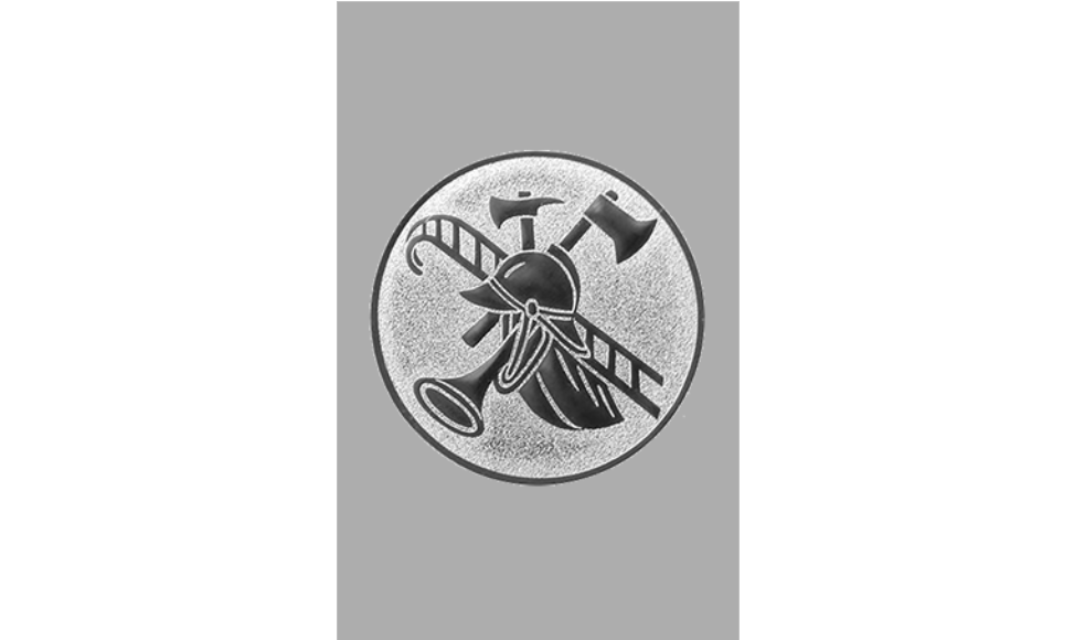 Glasbierseidel Wappen 704 - Transparent/Grau / 16 cm