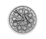 Glastrophäe 136-4 Schild & Emblem - 20 cm / Blau