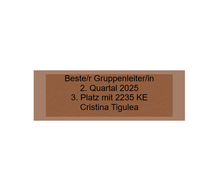 Gravurschild Bronze selbstklebend - Bronze / 60 x 20 mm