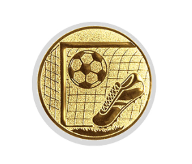 Glastrophäe 136-2 Schild & Emblem - Bunt / 22 cm