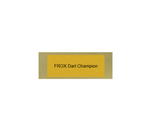 Glas Pokal Dart FG011 - 19 cm / Transparent Schwarz