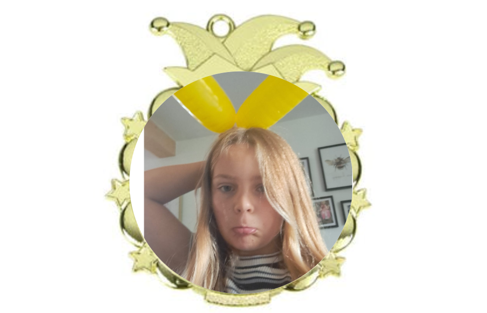 Karnevals Medaille D53 - Gold / 65x70mm