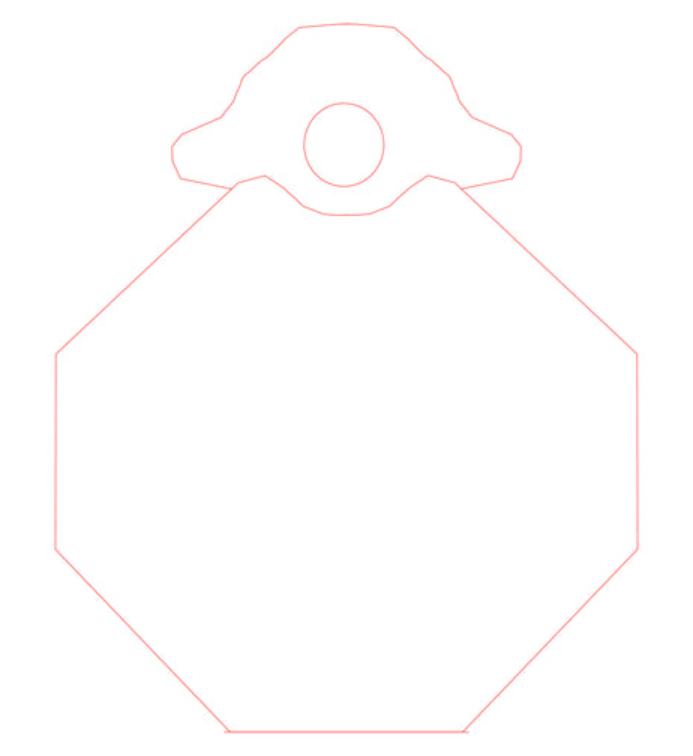 Glasmedaille 6736x Ø 85mm - Klar/Silber / Ø 85 mm