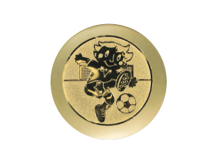 Fußball Pokal ST.023 - 15 cm / Gold