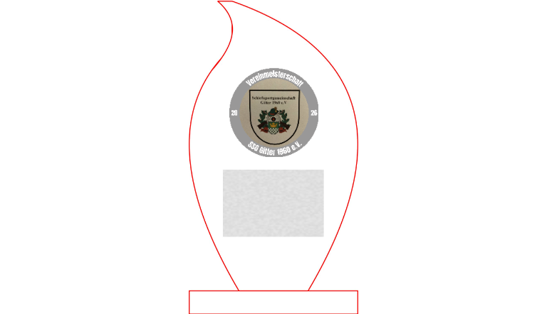 Glas Award 6552-L - Glas Transparent / 22 cm / Laser-Gravur