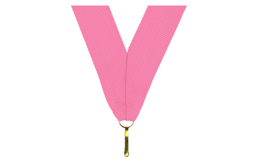 100er Pack Bänder Breite 22 mm / Länge ca. 400 mm - Pink / 22x400mm