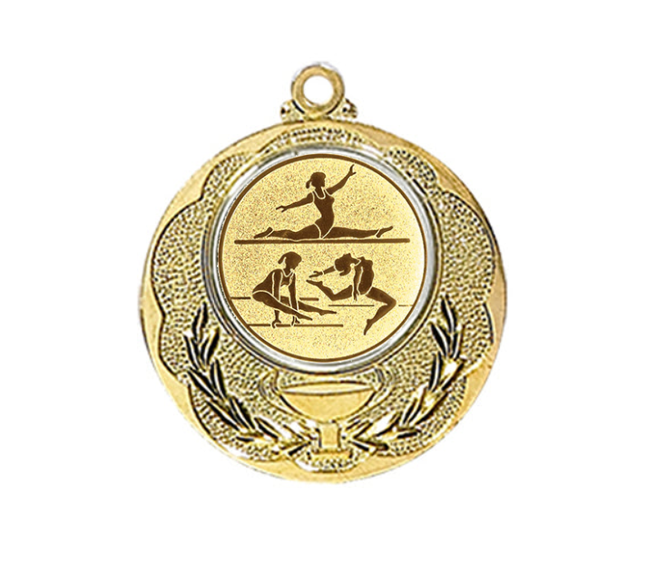 Medaille 028L Ø 40 mm - Gold / 50 mm