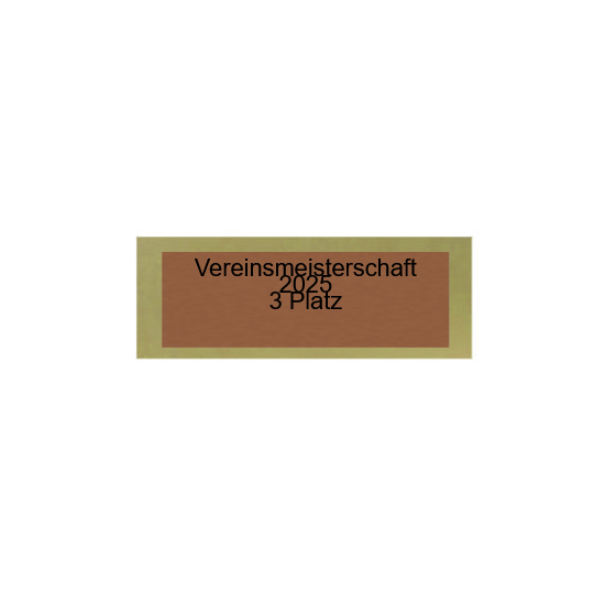 Holz Pokal Angeln FG010 - 19 cm / Schwarz Braun