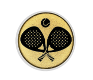 Glas Pokal 8805 blau Schild & Emblem - Silber Blau / 20 cm