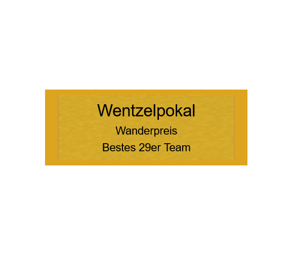 Gravurschild Gold selbstklebend - Gold / 80 x 30 mm