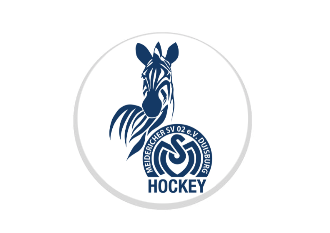 Glas Pokal 8805 blau Schild & Emblem - Silber Blau / 18 cm