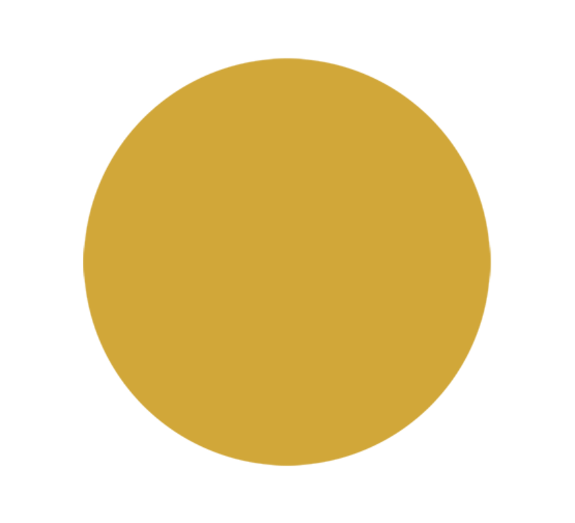 Aluminium-Emblem - 50 mm / Gold/Alu