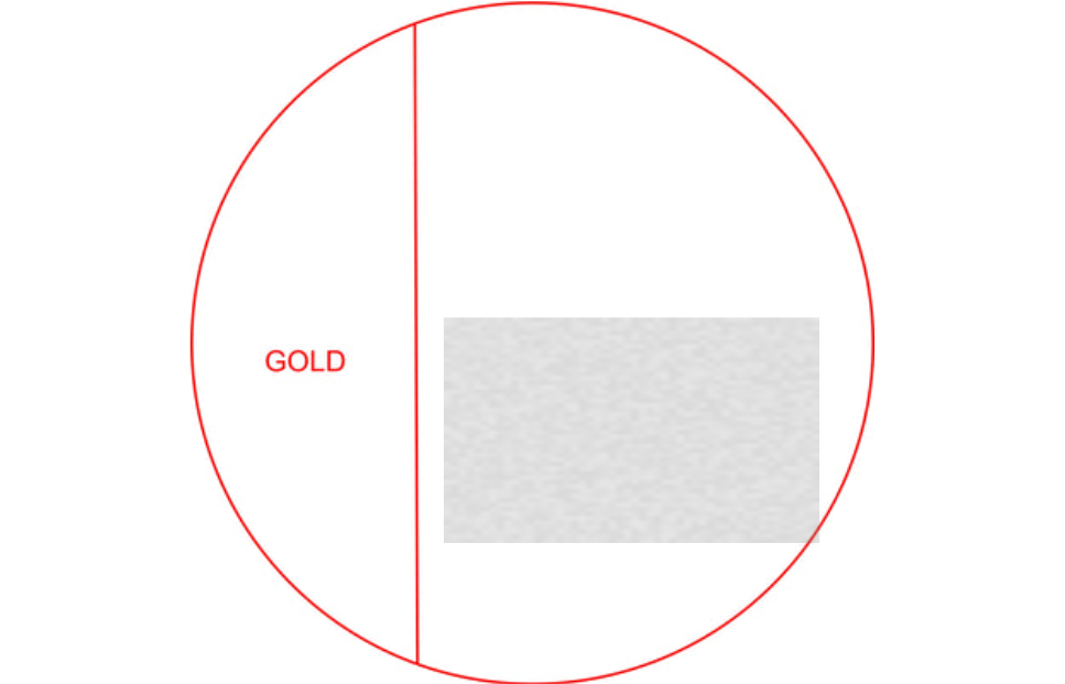 Glas Pokal 171-5 Lasergravur - Transparent / 21 cm / Gold / Laser-Gravur