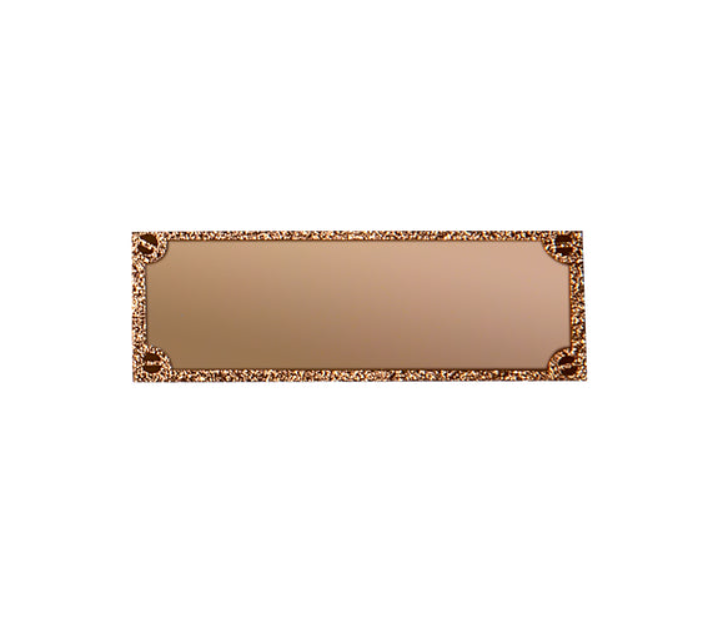 Gravurschild edel in Bronze - Bronze / 50 x 18 mm