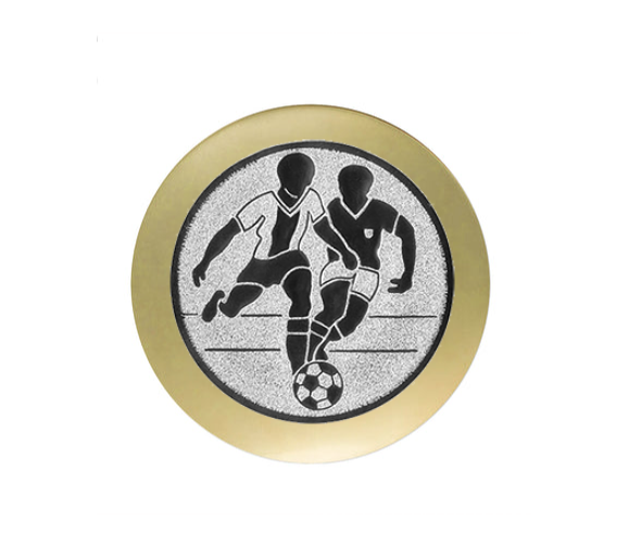 Fußball Pokal WR1012 SM - Silber / Gold / 12.5 cm