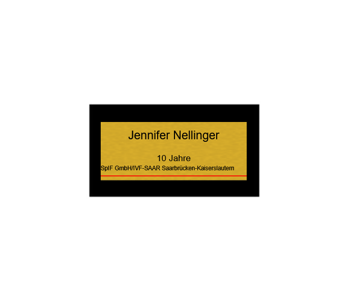 Hollywood Classic Award in Gold - Gold / 16 cm