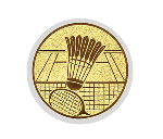 Glastrophäe 136-4 Schild & Emblem - 13 cm / Blau