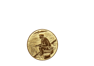 Karnevals Medaille D121 - 50 mm / Gold