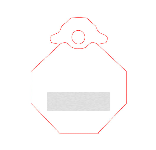 Glasmedaille 6736x Ø 85mm - Klar/Silber / Ø 85 mm