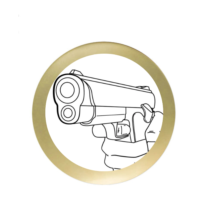 Ehrentafel G55 - Blau / Gold / 200x150 mm