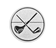 Glas Pokal 137-1 Schild & Emblem - Gold / 19 cm