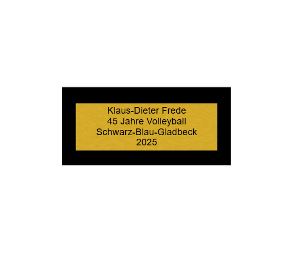 Holz Pokal Volleyball FG007 - 23 cm / Braun