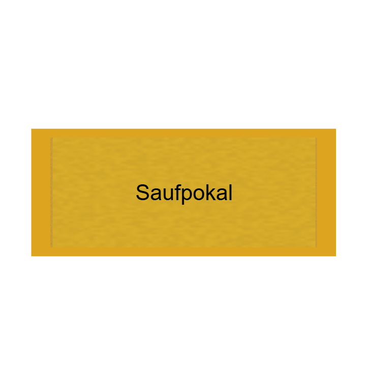 Gravurschild Gold selbstklebend - Gold / 60 x 25 mm