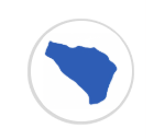 Glas Pokal 8805 blau Schild & Emblem - Silber Blau / 20 cm