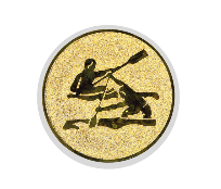 Glas Ständer W19x Schild & Emblem - 21.5 cm / Auswahl Weiß