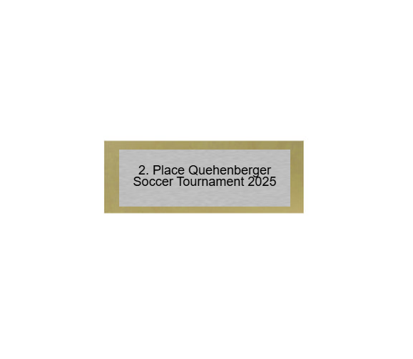 Holz Pokal Fußball FG003 - 23 cm / Schwarz Braun