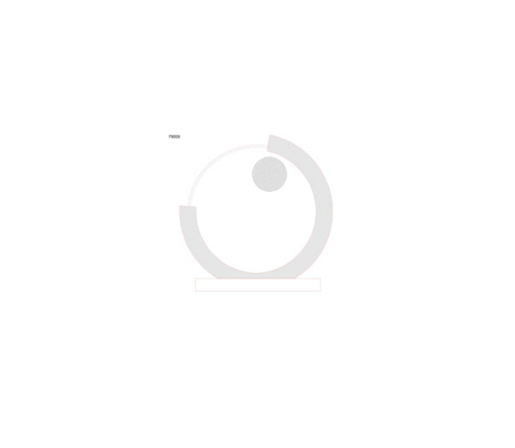 Laser-Gravur / Gefrostet / Klar / 18.5 cm