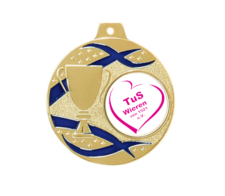 Medaille 079  Ø 50 mm - Gold / 50mm