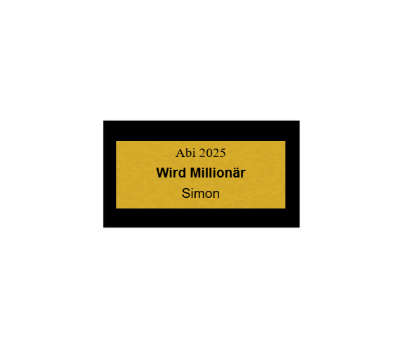 Hollywood Classic Award in Gold - Gold / 16 cm