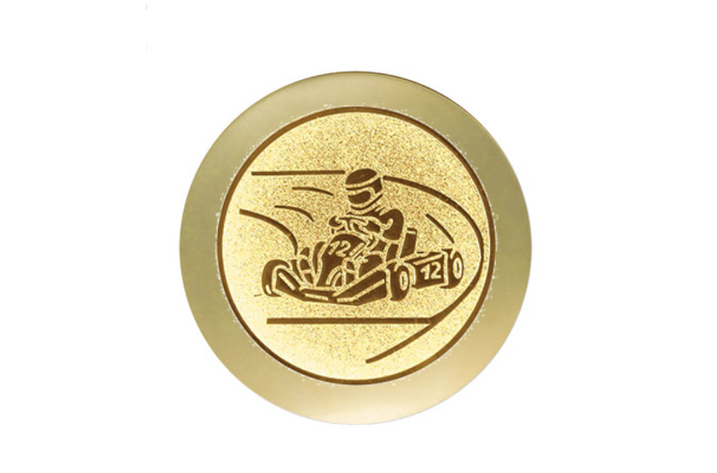 Kart Trophäe FG 303 - Gold Schwarz / 14 cm