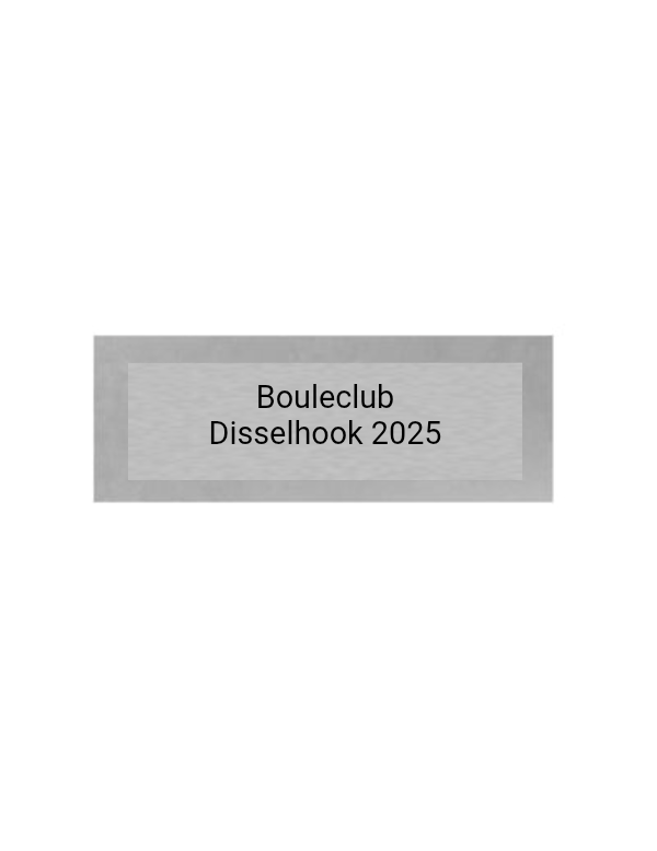 Boule Pokal PFS_027 - 19.5 cm / Silber Mehrfarbig