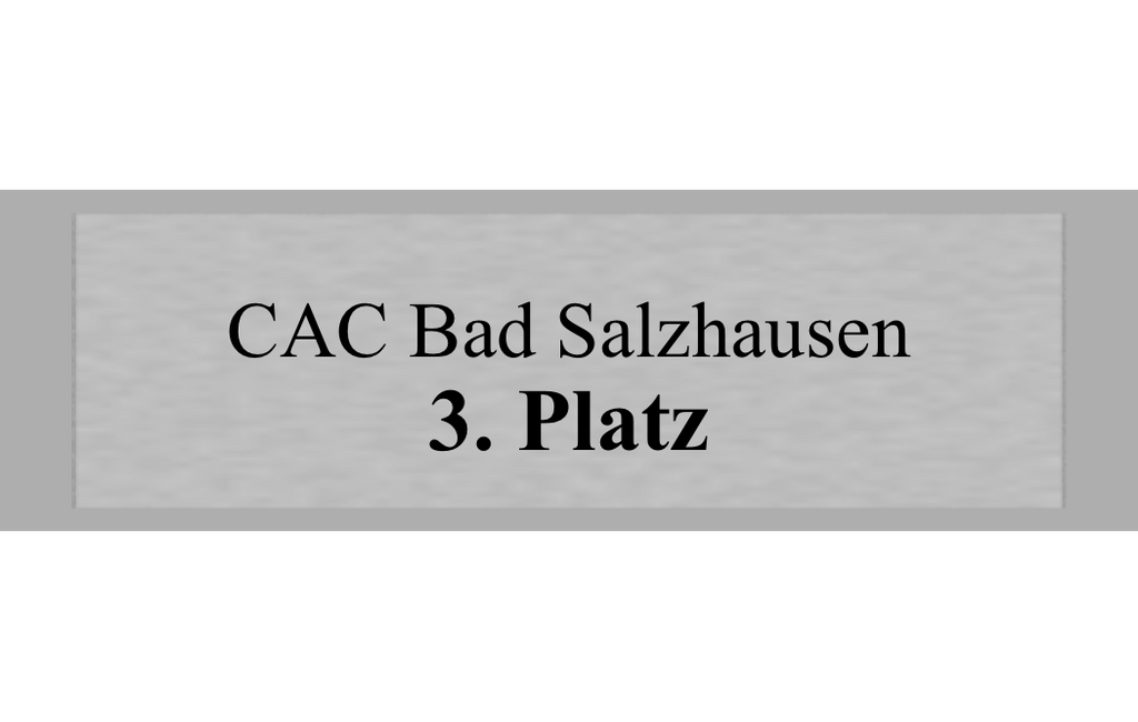 Gravurschild Silber selbstklebend - Silber / 50 x 15 mm