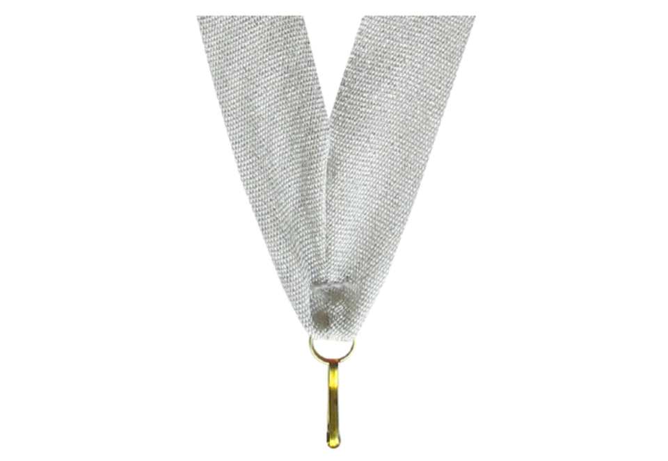 100er Pack Bänder Breite 22 mm / Länge ca. 400 mm - Silber / 22x400mm