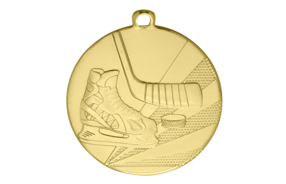 Eishockey D112L Ø 50mm - Gold / 50 mm