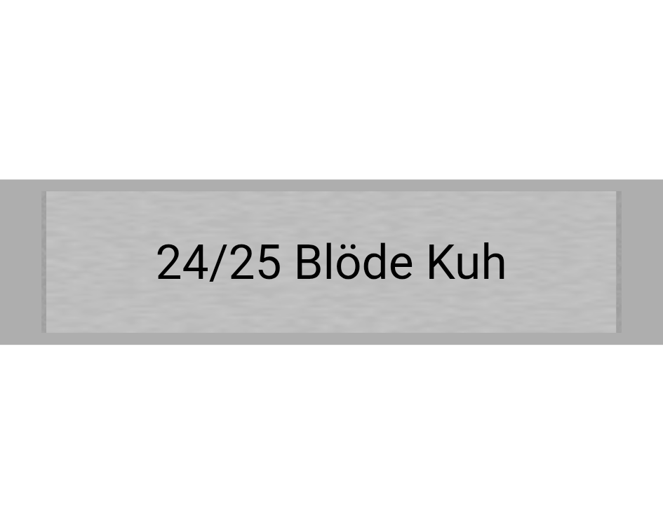 Gravurschild Silber selbstklebend - Silber / 60 x 15 mm