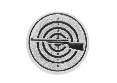 Glastrophäe 136-4 Schild & Emblem - 20 cm / Blau