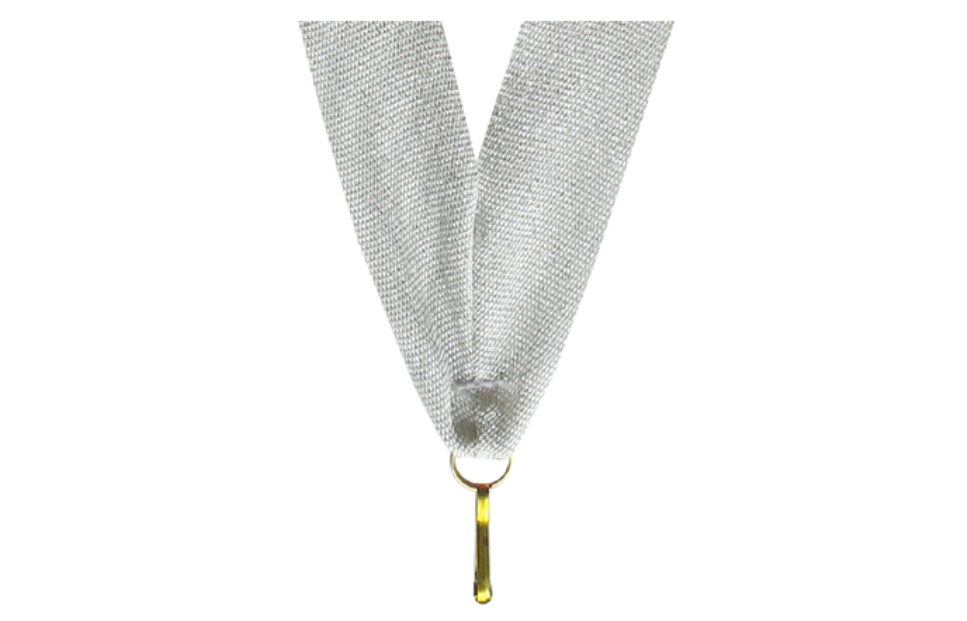 100er Pack Bänder Breite 22 mm / Länge ca. 400 mm - Silber / 22x400mm