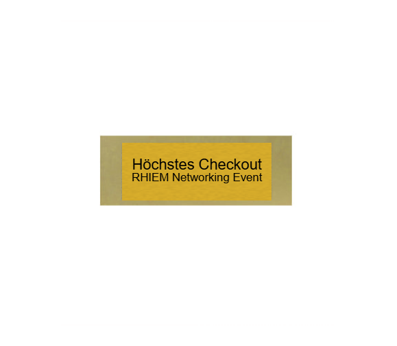 Glas Pokal Dart FG011 - 19 cm / Transparent Schwarz