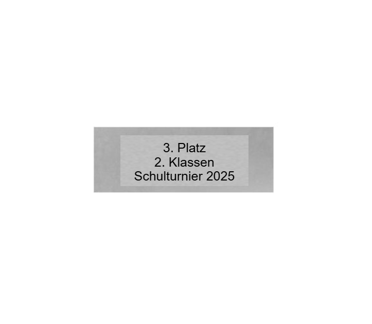 Fußball Pokal FG401 - Silber Mehrfarbig / 27 cm