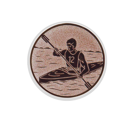 Glas Pokal 8805 blau Schild & Emblem - Silber Blau / 20 cm