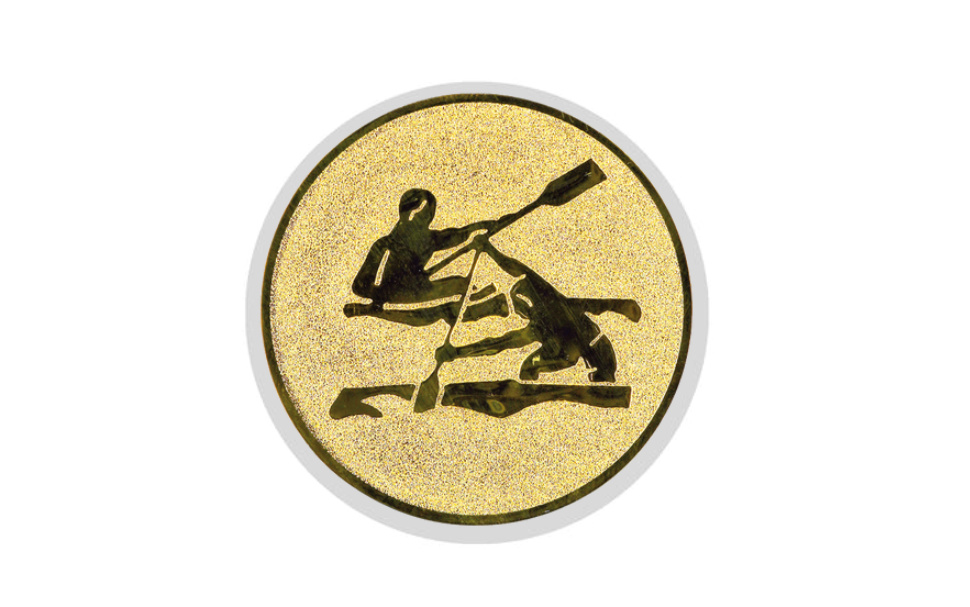 Glastrophäe 136-2 Schild & Emblem - Bunt / 13 cm