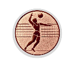 Glas Pokal 137-1 Schild & Emblem - Bronze / 19 cm