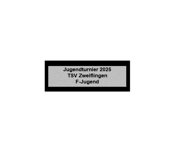 Fußballfigur Kicker P20 - Silber / Schwarz / 15 cm / SM