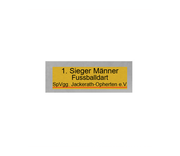 22.5 cm / Silber Mehrfarbig